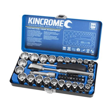 Kincrome 38 Drive Metric And Imperial Socket Set 47 Piece