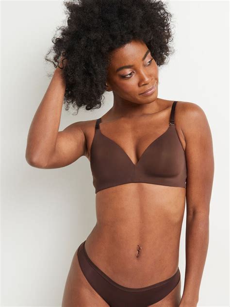 Soutien Gorge Sans Armatures Invisible RougeGorge Lingerie Marron Kiabi