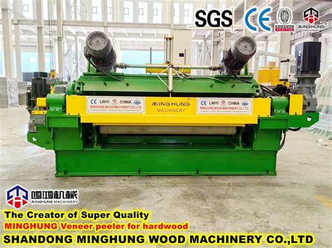 Automatic Shaftless Spindle Less 4feet 8feet Veneer Peeling Cutting