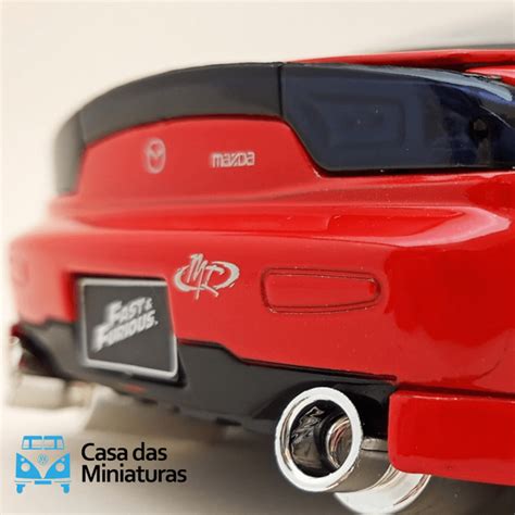 OrangE JLS Mazda RX 7 Velozes E Furiosos Fast And Furious Jada Toys 1