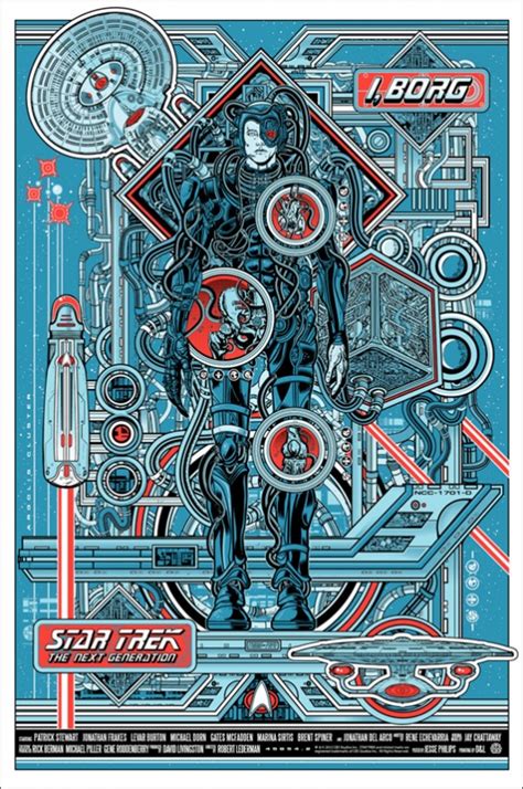 The Blot Says...: Star Trek: TNG “I, Borg” Screen Print by Jesse Philips