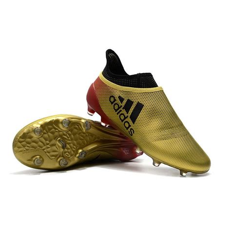 Adidas X Purespeed Fg Football Boots Gold Red Black