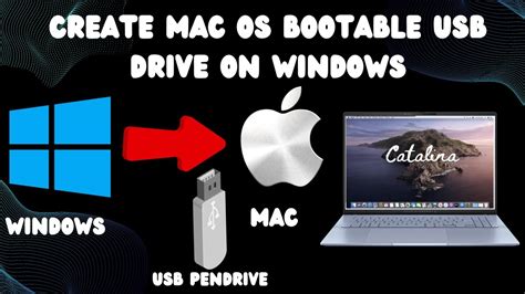 How To Create Macos Bootable Usb Drive On Windows Youtube