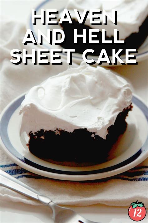 Heaven And Hell Sheet Cake Recipe In 2024 Cake Recipes Chocolate