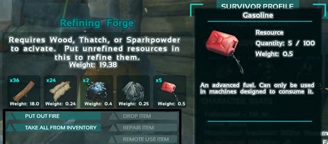 how to get gasoline in ark survival