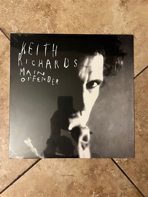 KEITH RICHARDS MAIN OFFENDER RED COLOURED LP LTD ED VINYL NEW