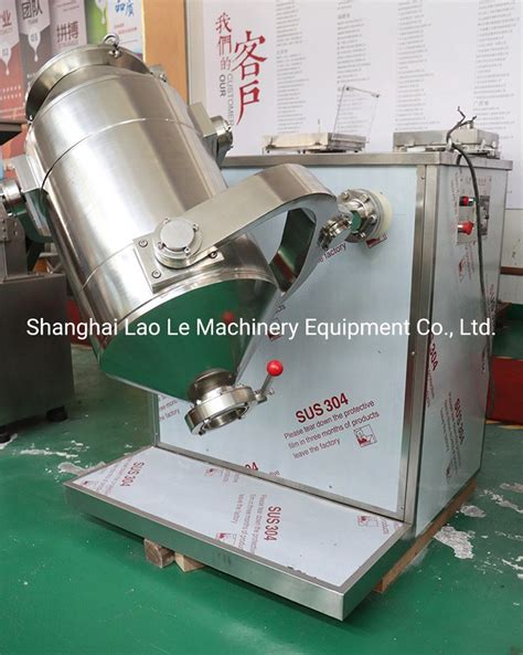 Mixing Dry Powder Grain Multi Directional Pharmaceutical Chemical 3D