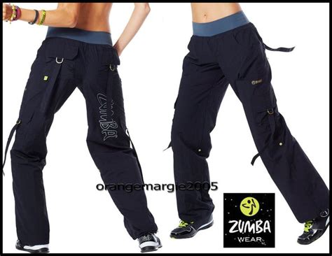 Zumba Cargo Pants Converts To Capris W Snaps Rare Harrods U K