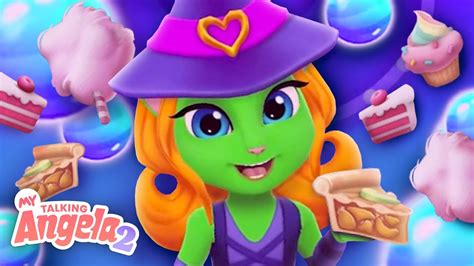 Halloween Bff Party 😍🎃 New My Talking Angela 2 Gameplay Youtube