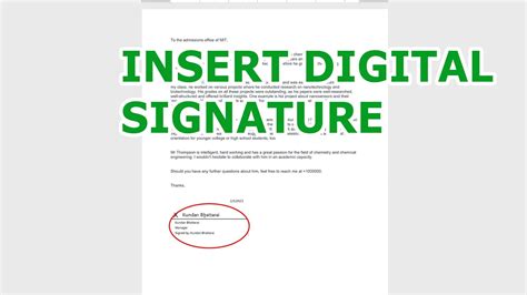 How To Add Digital Signature In Word How To Electronically Sign A