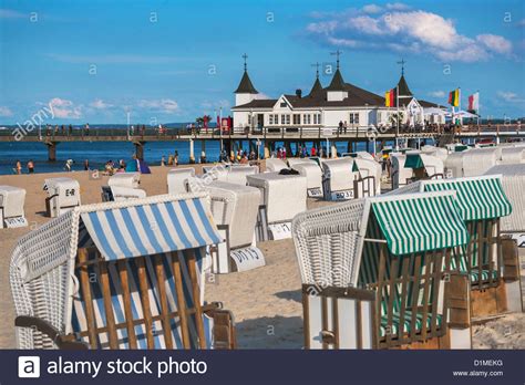 Seebr Cke Ahlbeck Pier At The Baltic Sea Ahlbeck Usedom Island