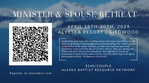 Minister Spouse Retreat Alaska Baptist Resource Network