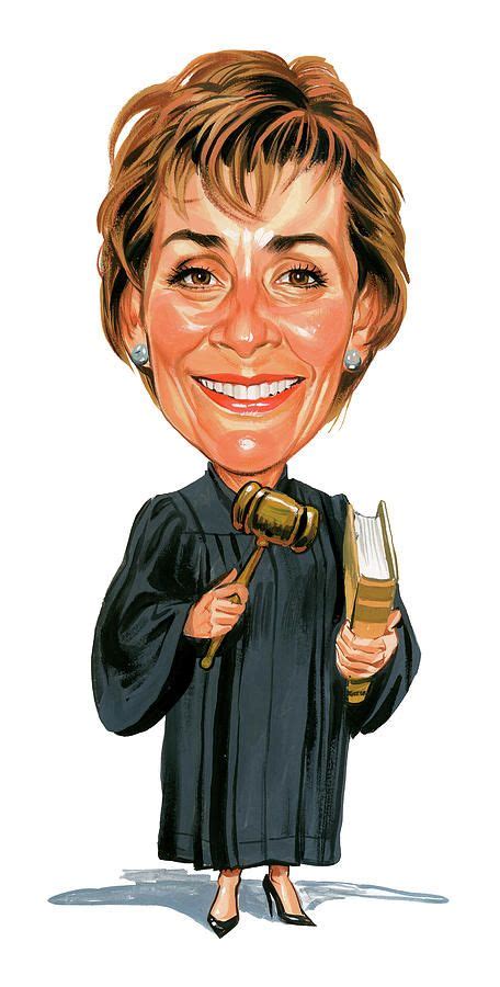 Judith Sheindlin As Judge Judy by Art | Celebrity caricatures ...