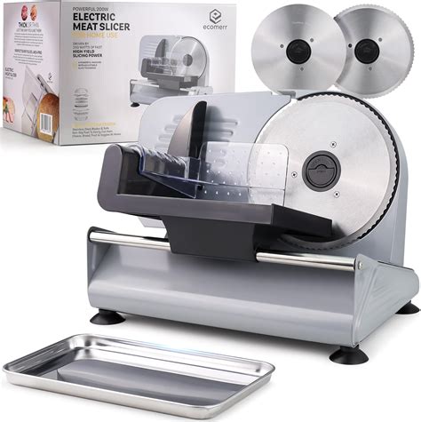 Amazon.com: Meat Slicer, 200W Powerful Electric Food Slicer-Deli Meat