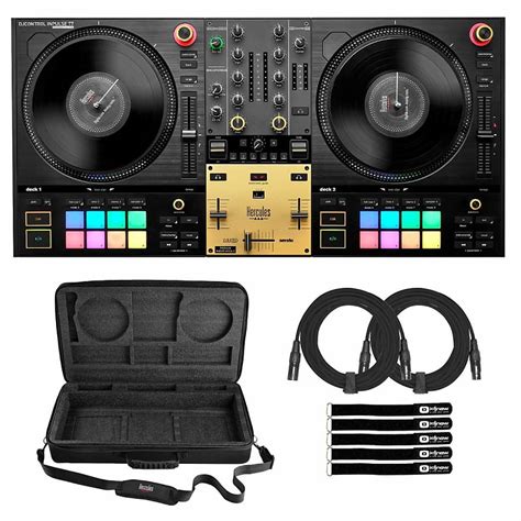 Hercules Djcontrol Inpulse T Premium Deck Motorized Serato Reverb