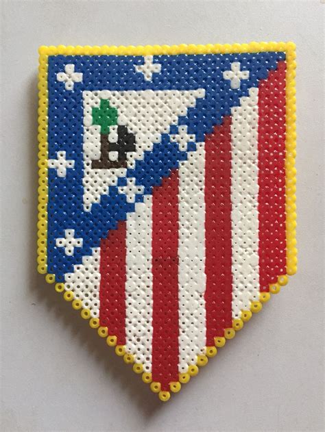 Atletico De Madrid Escudo Del Real Madrid Plantillas Hama Beads