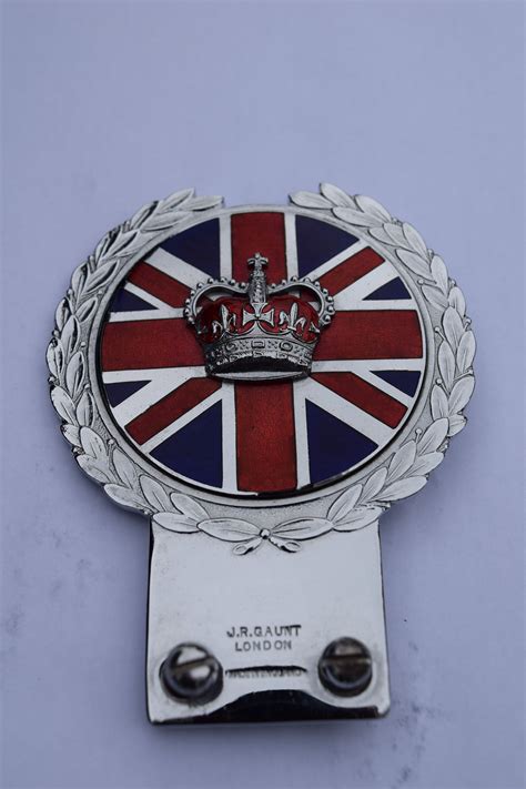 Rare Queen Elizabeth Iis Coronation Badge By Jr Gaunt Of England 印花