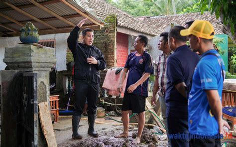 Tanggul Jebol Di Way Ratai Bupati Dendi Segera Lakukan Perbaikan