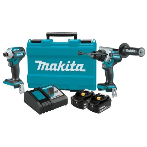 Makita Dlx2411t 18v Lxt Brushless 2 Piece Hammer Drill Driver