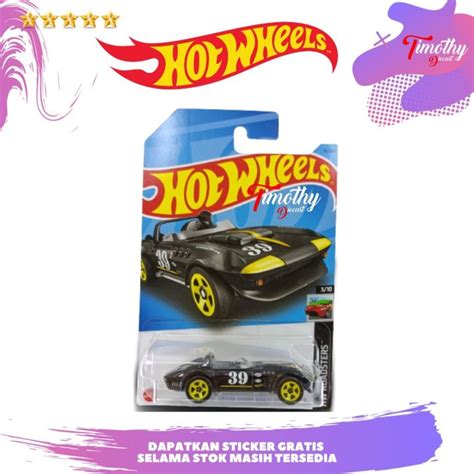 Hot Wheels Corvette Grand Sport Roadster Hitam Velg Kuning Tampo Lazada Indonesia