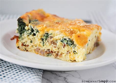 Spinach + Scrambled Egg Casserole Recipe - Somewhat Simple