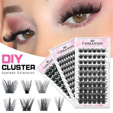 ALICE Fluffy Eyelash Extension Kit Thick Volume Lash Clusters Kit 100d