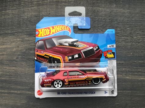 Ford Thunderbird Pro Stock Red Mattel HOT WHEELS Drag Strip Etsy