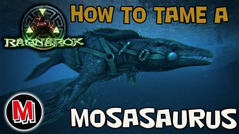 Ark How To Tame A Mosasaurus Youtube