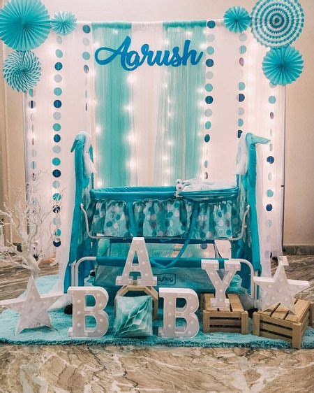 Naming ceremony decoration ideas for baby boy