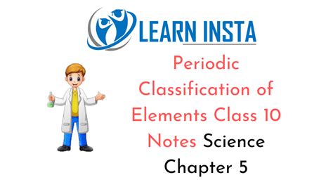 Periodic Classification Of Elements Class Notes Science Chapter