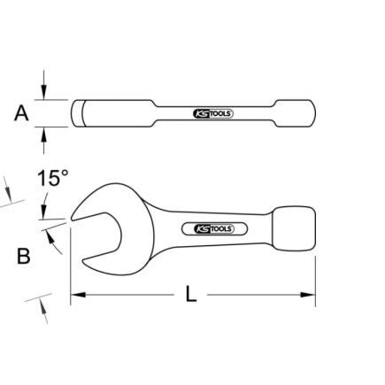 Ks Tools Slogging Open End Spanner Mister Worker