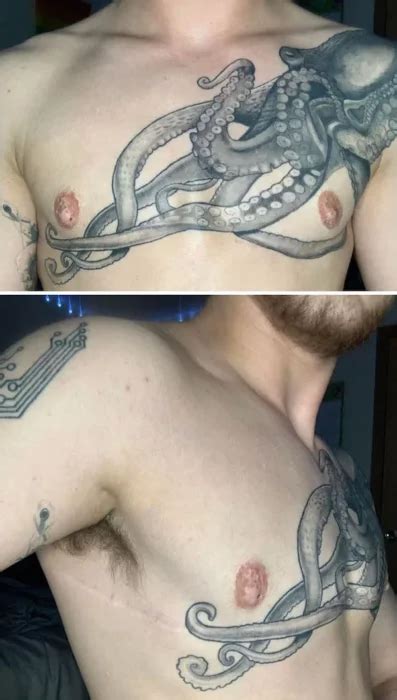 Ingeniosos Tatuajes Que Cubrieron Perfectamente Una Cicatriz