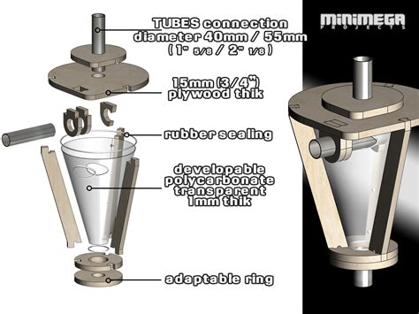 CYCLONIC DUST COLLECTOR Cyclone Separator Cnc Dust Collector File