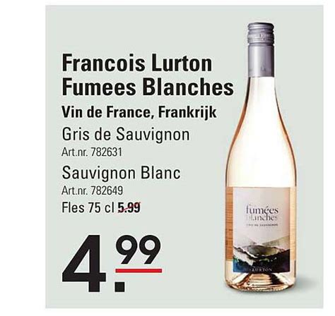 Francois Lurton Fumees Blanches Gris De Sauvignon Of Sauvignon Blanc