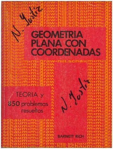 Geometría Plana Con Coordenadas Teoría Y 850 Problemas Resueltos