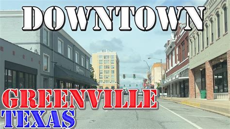 Greenville Texas K Downtown Drive Youtube