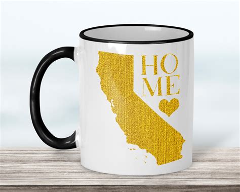 California Map Coffee Mug California Ts California Etsy