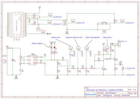 Raspberry Pi Pico Oscilloscope Oshwlab