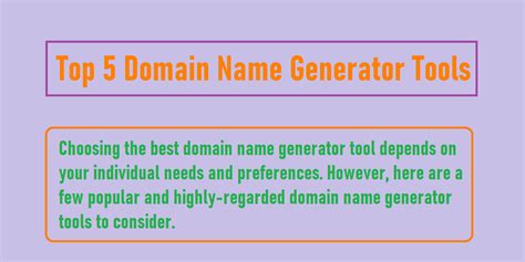 5 Best Domain Name Generator Tool Md Moazzem Hossain Mahi