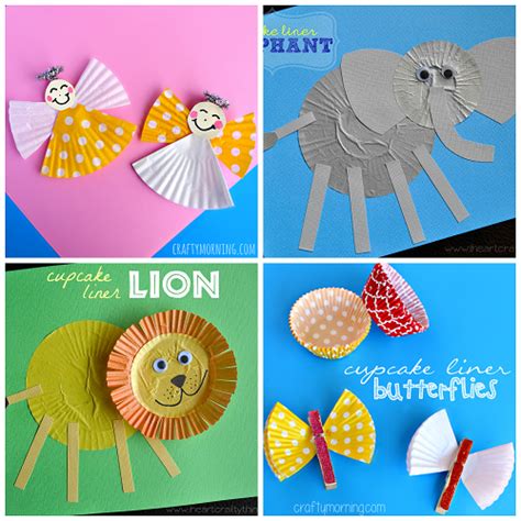 Creative Cupcake Liner Crafts for Kids to Make - Crafty Morning