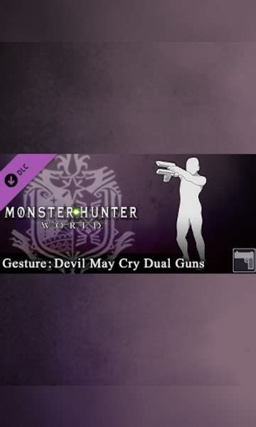 Buy Monster Hunter World Gesture Devil May Cry Dual Guns Steam Gift