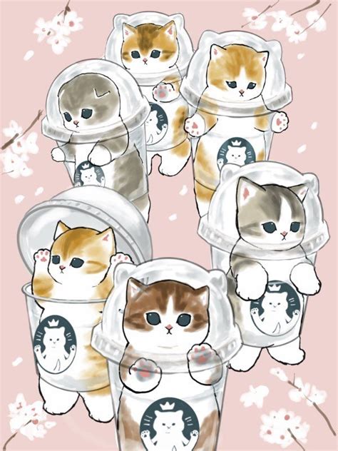 ぢゅの🐈 Mofusand Twitter にゃんこ 猫 イラスト かわいい ネコ イラスト