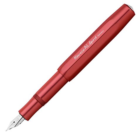 Kaweco AL Sport Fyllepenn B 1 1mm Deep Red Tegne No