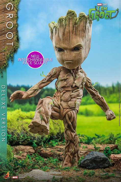 Hot Toys I Am Groot Life Size Groot Collectible Figure Deluxe Version