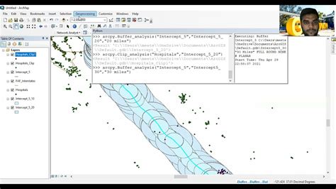 Python File For Buffer In ArcGIS YouTube