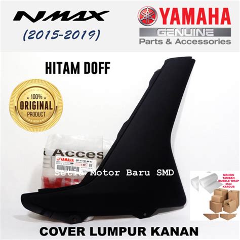 Jual Sayap Depan Mole Side Cover Lumpur Nmax Hitam Doff Kanan Asli