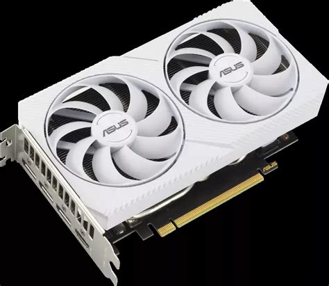 Видеокарта ASUS Dual GeForce RTX 3060 White OC Edition 8GB GDDR6 DUAL ...