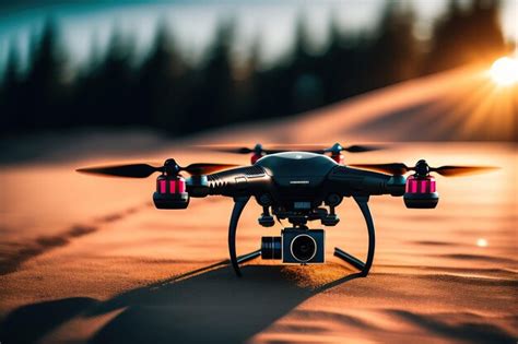 Premium AI Image | Drone with professional camera