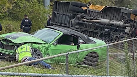 2 Women Sent To The Hospital After Rollover Crash Involving School Bus