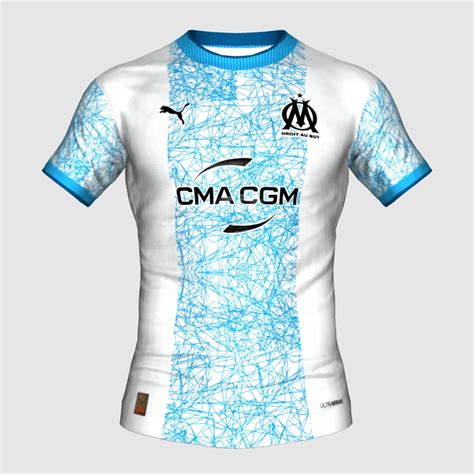 Olympique De Marseille Home Concept Kit FIFA 23 Kit Creator Showcase